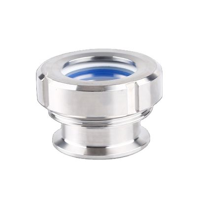 Supporto personalizzato ODM Sanitario in acciaio inossidabile 304/316L Tri Clamp Union Sight Glass