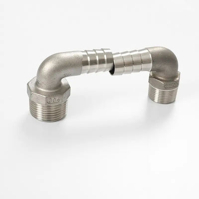 Supporto personalizzato tubo di doccia in acciaio inossidabile 304 con tubo di barba e gomito di filo
