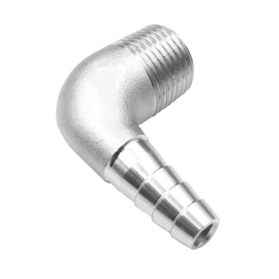 Connessione femminile 3/8" Hose Barb x 1/2" NPT Maschio 90° Adapter gomito per Home Brew