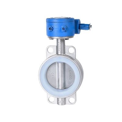 Sanitario SS304/316L Valvola a farfalla a coppia di turbine D371X-10/16P per la funzione di arresto dell'acqua