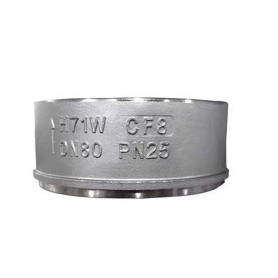 DN50-DN200 API 594 Tipo Wafer Silenzioso CS Valvola di controllo di sollevamento H71W Con acciaio inossidabile