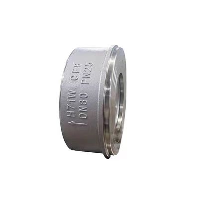 DN50-DN200 API 594 Tipo Wafer Silenzioso CS Valvola di controllo di sollevamento H71W Con acciaio inossidabile