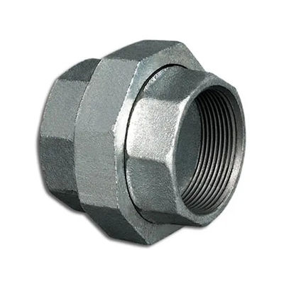 Fittings per tubi di ferro malleabile galvanizzato standard Unione per collegamento femminile flessibile
