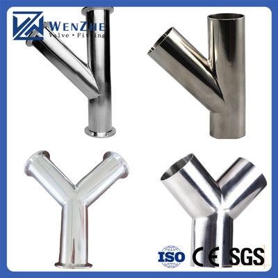Fitting sanitario in acciaio inossidabile 304 con connessione femminile per ferrule di triclampo standard