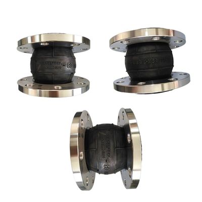 DN25-DN300 PN16 Acciaio inossidabile 304 Flanche Joint Pipe Gomma Flessibile Bellows EPDM Expansion Joint