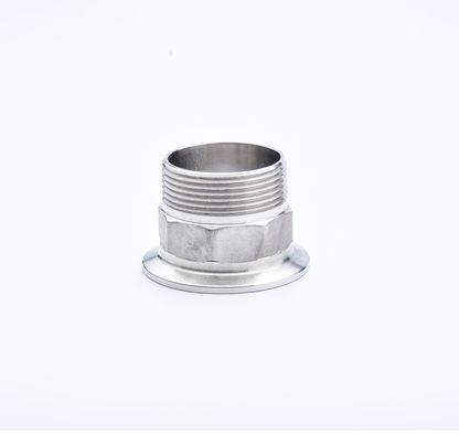 Maschio Esagonale Sanitario Acciaio inossidabile 304 316L Ferrule a filo Tri Clamp Pipe Fitting