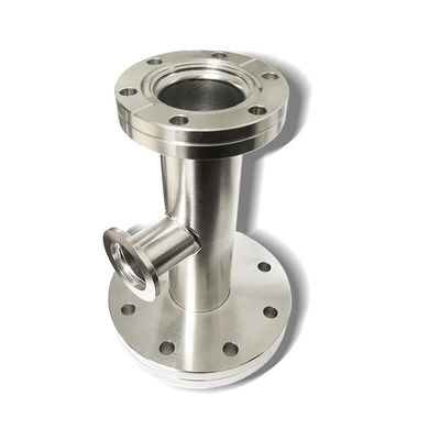 Acciaio inossidabile 301/304/316 KF Equal Tee Connect Flange Vacuum Fitting con supporto OEM