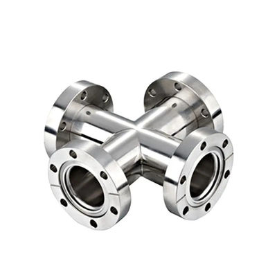 Acciaio inossidabile 301/304/316 KF Equal Tee Connect Flange Vacuum Fitting con supporto OEM