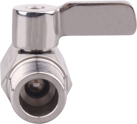 Valvola a sfera NPT femminile x maschile in acciaio inossidabile uguale 301/304/316