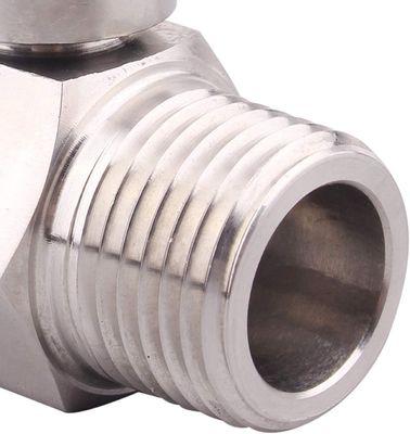 Valvola a sfera NPT femminile x maschile in acciaio inossidabile uguale 301/304/316