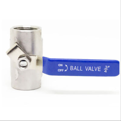 Valvola a sfera in acciaio inossidabile a temperatura normale 201wide con connessione a filo femminile