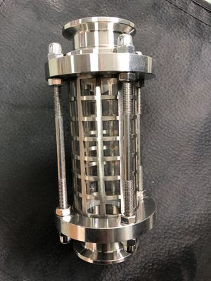 Acciaio inossidabile sanitario 304/316 Fittings per tubi Tri Clamp Straight Tubular Vision Class