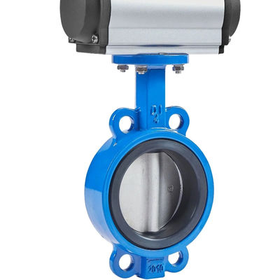 1/4''-6'' Port Size Sanitary Pneumatic Butterfly Valves con costruzione SS304 / 316L