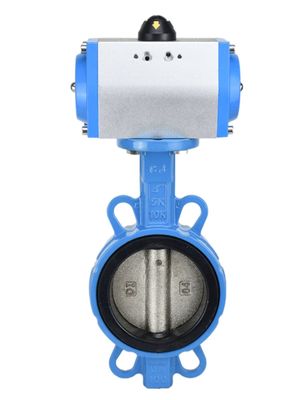 1/4''-6'' Port Size Sanitary Pneumatic Butterfly Valves con costruzione SS304 / 316L