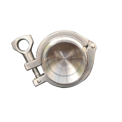 Codice della testa rotonda personalizzata Sanitaria 304/316L Acciaio inossidabile 1.5 Tri Clamp Ferrule End Cap