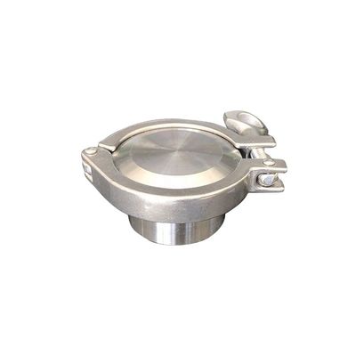 Codice della testa rotonda personalizzata Sanitaria 304/316L Acciaio inossidabile 1.5 Tri Clamp Ferrule End Cap