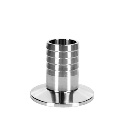 Sanitario 304 316L in acciaio inossidabile Tri Clamp Hose Ferrule Fitting con codice testa rotonda