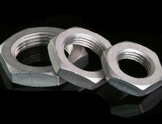Fusione di filo Sanitario Acciaio inossidabile 304 Tubo di montaggio Hex Noce 1/2''-2.0' lucidato