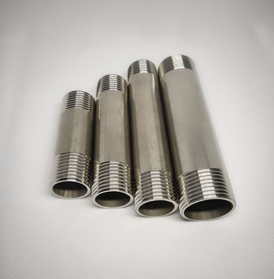 1/4''-4.0'' Acciaio inossidabile tubo maschio a filo capezzolo per tubi doppi sanitari