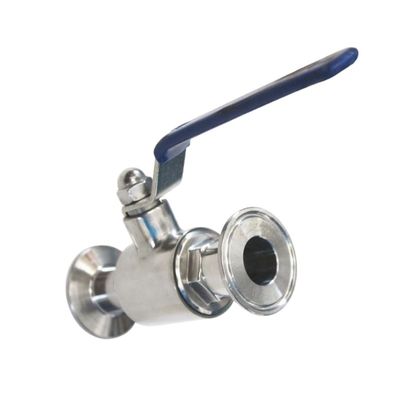 Industria chimica Sanitaria Acciaio inossidabile Tri Clamp Ferrule Valvola a sfera SS304L/SS316