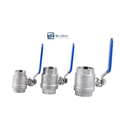 Valvola a sfera in acciaio inossidabile WZ da 1/4''-4.0' per il collegamento interno del filo
