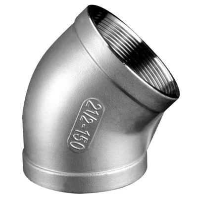 ODM supportato WZ 201 304 316L Fittings per tubi NPT Bspt threading 45 gradi gomito femminile