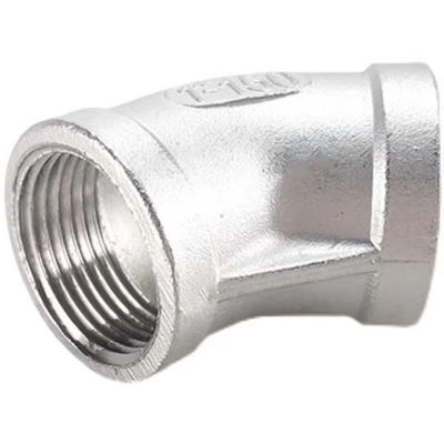 ODM supportato WZ 201 304 316L Fittings per tubi NPT Bspt threading 45 gradi gomito femminile