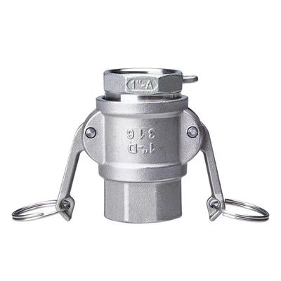 Equal SS 304 316 Accoppiamento Camlock in acciaio inossidabile con connettore rapido di tipo D NPT BSPT BSP