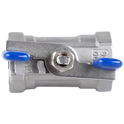 1/4''-4.0'' Acciaio inossidabile 1PC manicotto farfalla Mini Valvola a sfera con fine filo NPT BSPT