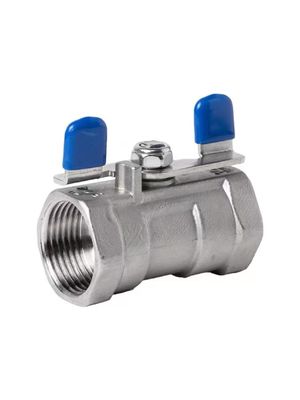1/4''-4.0'' Acciaio inossidabile 1PC manicotto farfalla Mini Valvola a sfera con fine filo NPT BSPT