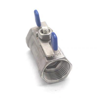 1/4''-4.0'' Acciaio inossidabile 1PC manicotto farfalla Mini Valvola a sfera con fine filo NPT BSPT