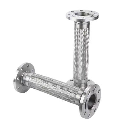 Tubo ondulato in metallo flessibile con connessione a flange tubo in acciaio inossidabile 304 316