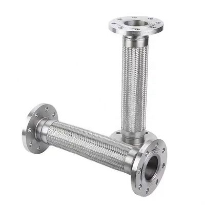 Tubo ondulato in metallo flessibile con connessione a flange tubo in acciaio inossidabile 304 316