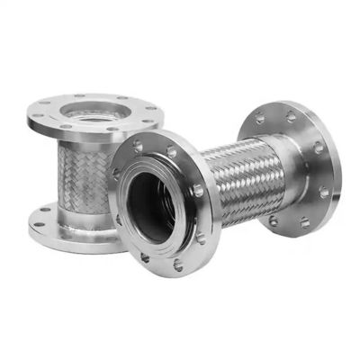 Tubo ondulato in metallo flessibile con connessione a flange tubo in acciaio inossidabile 304 316