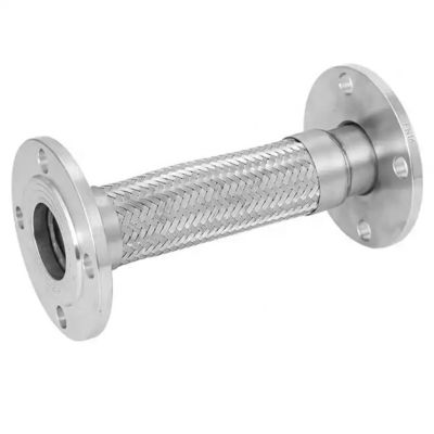 Tubo ondulato in metallo flessibile con connessione a flange tubo in acciaio inossidabile 304 316