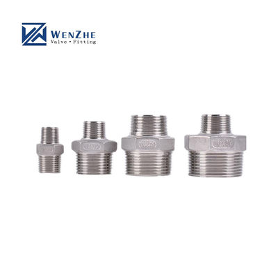 304/316L in acciaio inossidabile BSP/NPT filo maschile sottile esagonale per media idrici 1/4''-4.0