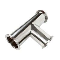 Installazione rapida SS304 316L Tri Clamp Equal Tee Pipe Fitting per il collegamento dell'industria alimentare