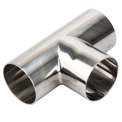 Installazione rapida SS304 316L Tri Clamp Equal Tee Pipe Fitting per il collegamento dell'industria alimentare