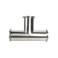 T-shirt tri-clamp in acciaio inossidabile sanitario personalizzato per una connessione eguale in bagno