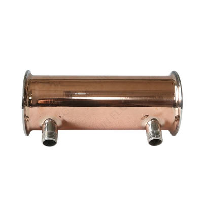Codice testa cilindrica Acciaio inossidabile 304 316 Tri Clamp Deflegmatore Reflux Condensatore