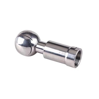 WZ SS 304 316 316L Tri Clamp Sanitary Hose Joint con sfera di pulizia rotativa 360