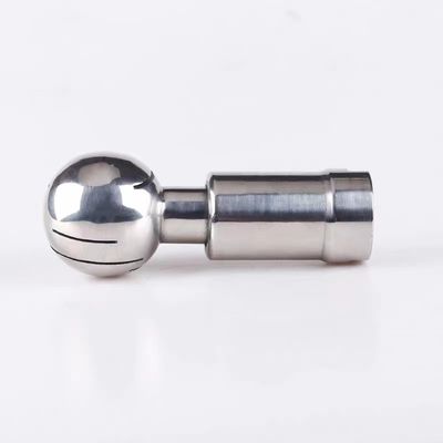 WZ SS 304 316 316L Tri Clamp Sanitary Hose Joint con sfera di pulizia rotativa 360