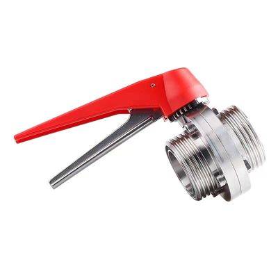 WZ in acciaio inossidabile 304 316 316L Valvola farfalla a filo uguale a 1/8 "--4" per DIN 3A SMS