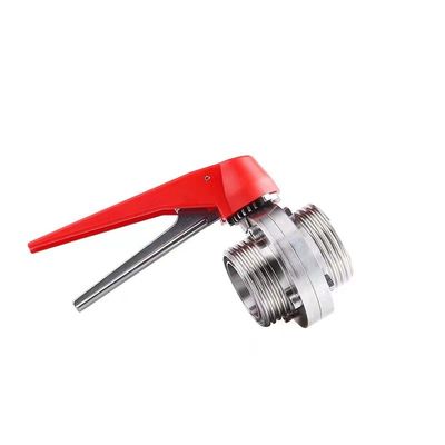 WZ in acciaio inossidabile 304 316 316L Valvola farfalla a filo uguale a 1/8 "--4" per DIN 3A SMS
