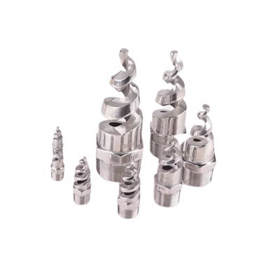 1/4"-2" Acciaio inossidabile 316SS Full Cone Spiral Nozzle per applicazioni di fusione di precisione