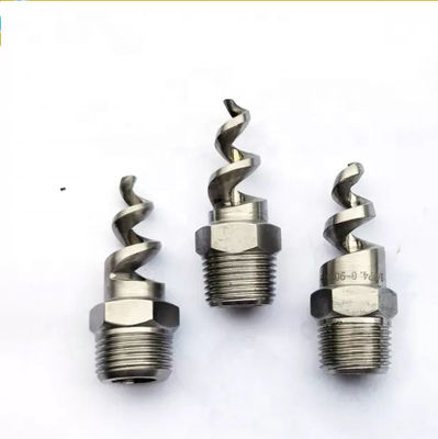 1/4"-2" Acciaio inossidabile 316SS Full Cone Spiral Nozzle per applicazioni di fusione di precisione