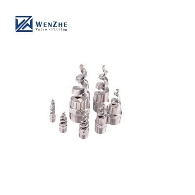 1/4"-2" Acciaio inossidabile 316SS Full Cone Spiral Nozzle per applicazioni di fusione di precisione