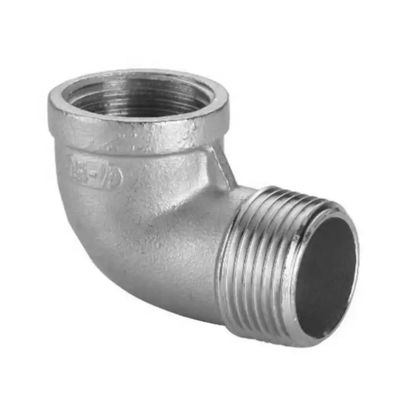 Acciaio inossidabile 304 316 Fittings per tubi a gomito a filo a 90 gradi per forniture idrauliche