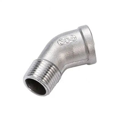 Acciaio inossidabile 304 316 Fittings per tubi a gomito a filo a 90 gradi per forniture idrauliche