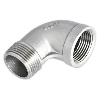 Acciaio inossidabile 304 316 Fittings per tubi a gomito a filo a 90 gradi per forniture idrauliche